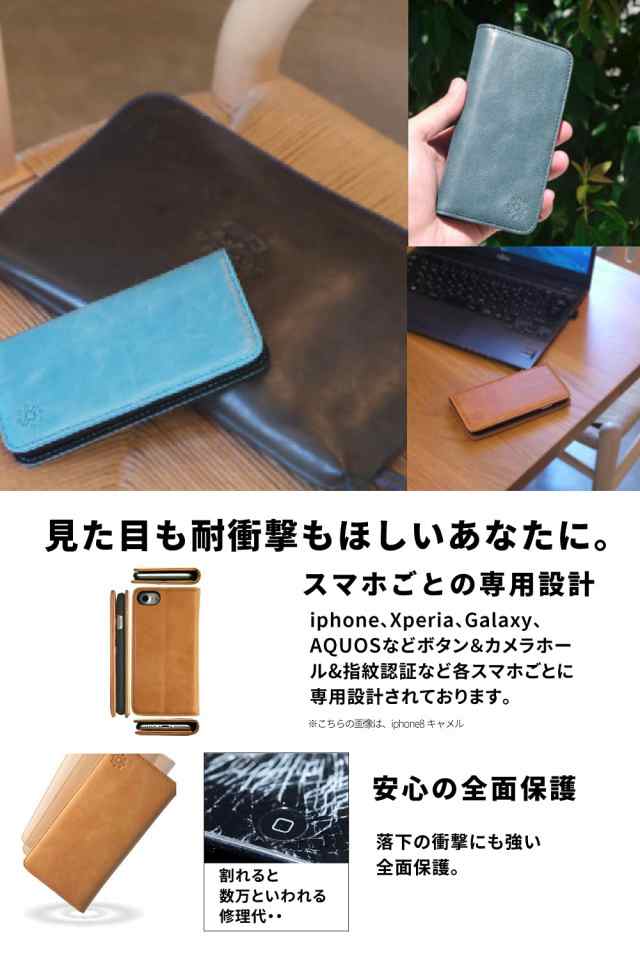 NeedNetwork iPhone 13 用 ケース 手帳型 本革レザー スマホケース アイフォン 用 耐衝撃 カードホルダー スタンド カバー マグネットなしの通販は