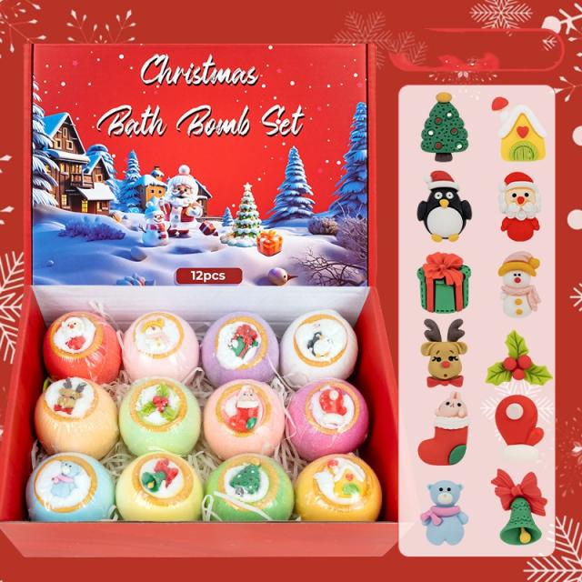 12個セット 入浴剤 香り爆弾 バスボム プレゼント 詰め合わせ バス