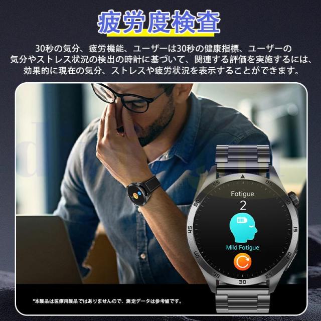 スマートウォッチ 日本製センサー 血糖値 通話機能 ECG心電図 血