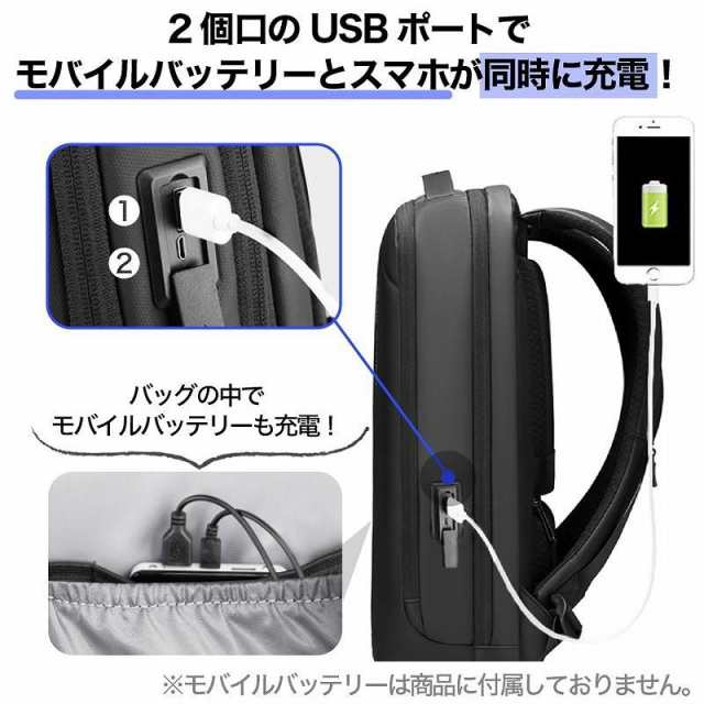 ビジネスリュック 薄型
