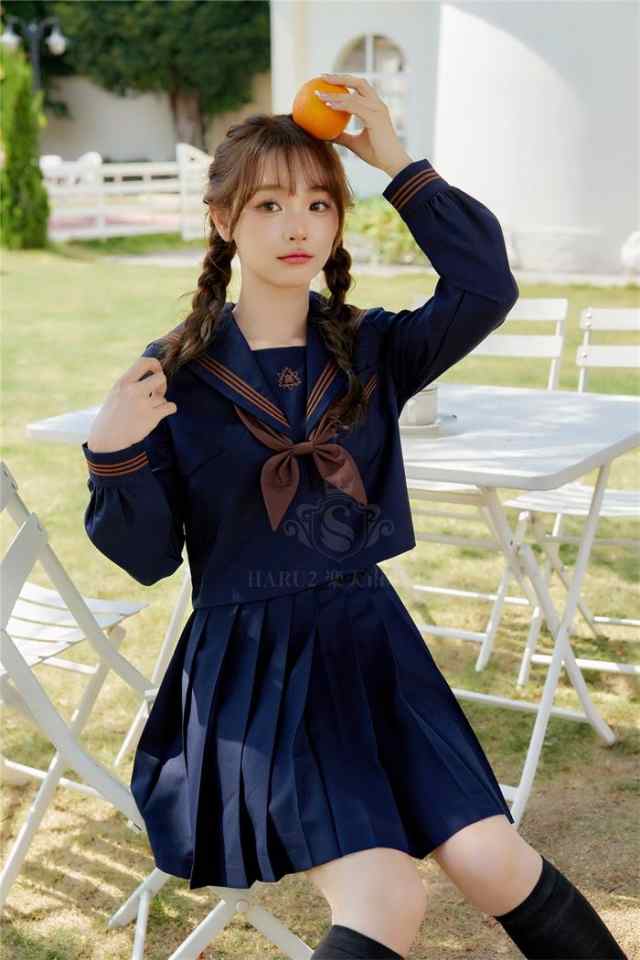 新品 高品質 セーラー服 レディース 学生服 紺色 長袖 上下3点セット スクール制服 女子制服 JK制服 高校生 コスプレ可愛い レディース 衣装  JK服 学園祭 大人 クリスマス コスプレJK制服 秋冬ハロウインクリスマスの通販はau PAY マーケット - LOTUS-SHOP | au  PAY ...