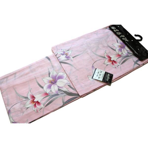 綿絽浴衣-No.245【地色：ピンク色/送料無料/国産品・浜松/綿100％】の通販は