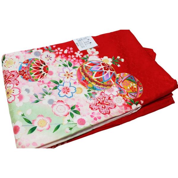 【販売品】 女児お宮参り着-No.103（地色：赤色/産着/初着/のしめ/お宮参り/女の子/送料無料）_1
