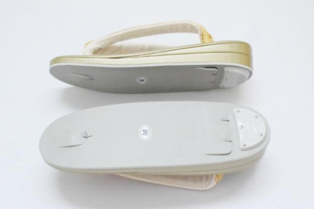【在庫処分SALE】振袖 草履バッグ セット-No.55（Mサイズ）日本製品【ゴールド台/合皮製品/正装/振り袖/結婚式にも◎/成人式 草履バックセット/送料無料/振袖/訪問着/色無地/小紋】_3
