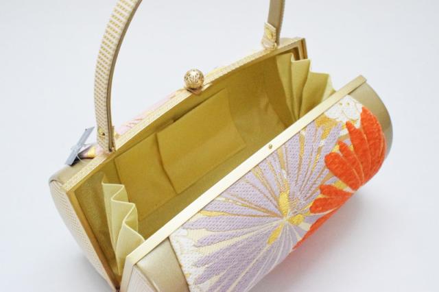 【在庫処分SALE】振袖 草履バッグ セット-No.56（Mサイズ）日本製品【ゴールド台/合皮製品/正装/振り袖/結婚式にも◎/成人式 草履バックセット/送料無料/振袖/訪問着/色無地/小紋】_7