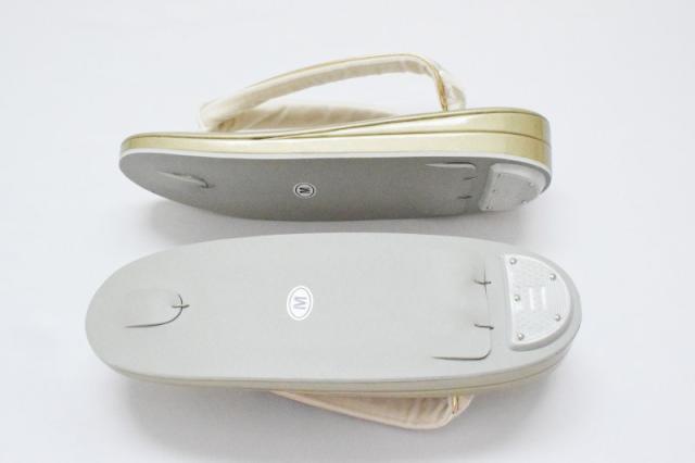 【在庫処分SALE】振袖 草履バッグ セット-No.57（Mサイズ）日本製品【ホワイト台/合皮製品/正装/振り袖/結婚式にも◎/成人式 草履バックセット/送料無料/振袖/訪問着/色無地/小紋】_3