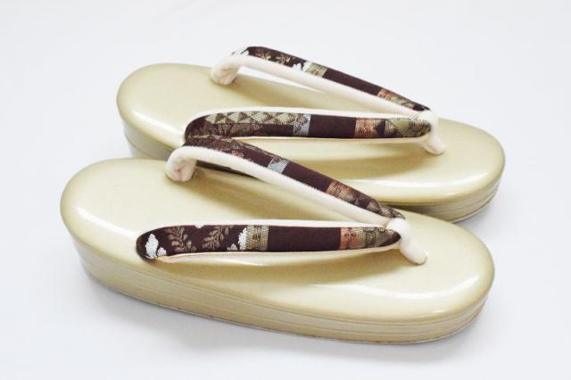 【在庫処分SALE】草履バッグ セット-No.62（Mサイズ）日本製品【ゴールド台/合皮製品/草履バックセット/送料無料/訪問着/付下げ/紬/小紋向き】_2