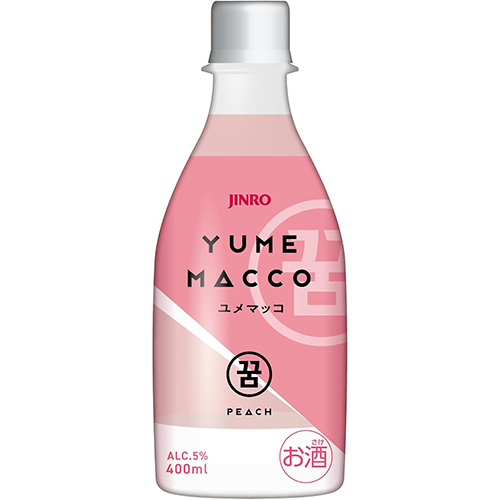 眞露 JINRO ユメマッコ ピーチ 400ml×20本 ケース マッコリ u-sa