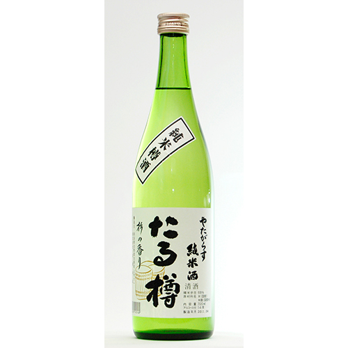 北岡本店 やたがらす たる樽 純米樽酒 720ml×12本 奈良 u-yu