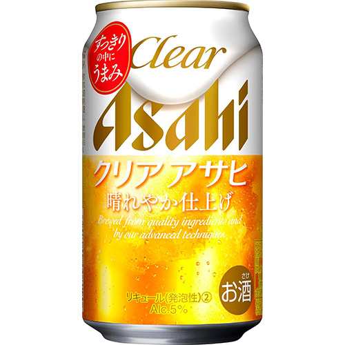 アサヒ クリアアサヒ 350ml×24本 2ケース（48本） 発泡酒 ビール類 u-yu