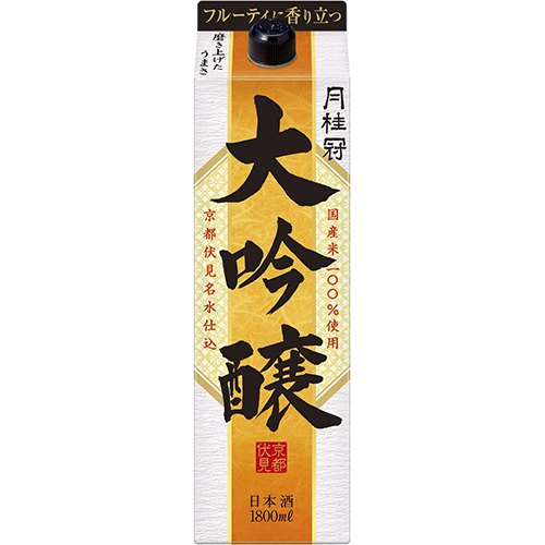 月桂冠 大吟醸 1.8Lパック 1800ml×6本 1ケース u-yu