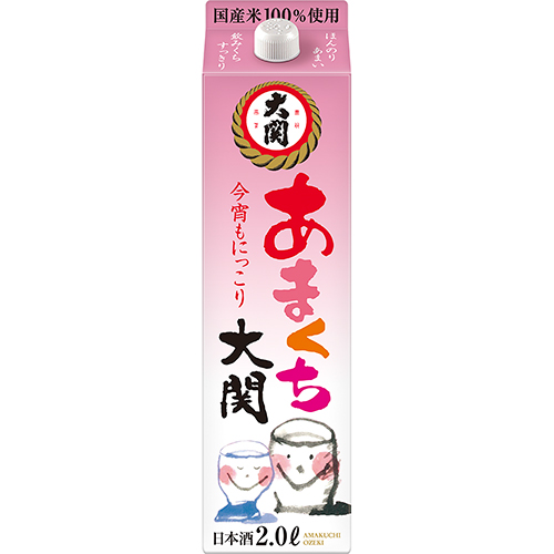 大関 あまくち大関 はこ詰 2Lパック 2000ml×6本 1ケース u-yu