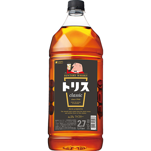 サントリー トリス クラシック 2.7L ペットボトル 2700ml×6本 1ケース u-yuの通販は 13,709円