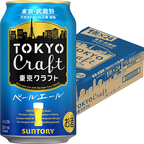 サントリー 東京クラフト ペールエール 350ml×24缶 1ケース ビール u-saの通販は 5,088円