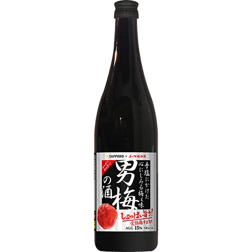 サッポロ 男梅の酒 720ml×6本 リキュール u-yu