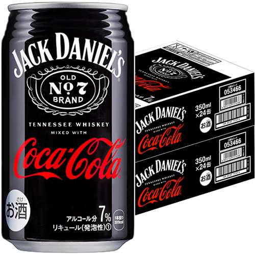 コカ・コーラ ジャックダニエル & コカ・コーラ 350ml×24本 2ケース（48本） チューハイ u-yu