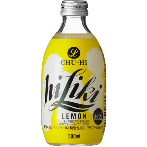 アサヒ ハイリキ レモン 瓶 300ml×48本 2ケース チューハイ u-yu