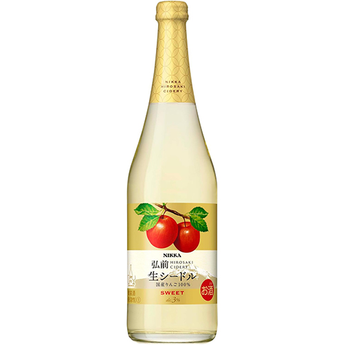 アサヒ ニッカ弘前 生シードル スイート 720ml×12本 u-yu 9,790円
