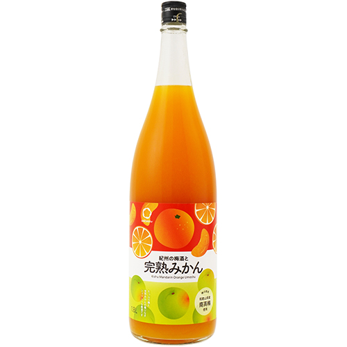 中野BC 紀州の梅酒と完熟みかん 1.8L瓶 1800ml×6本 和歌山 リキュール u-yuの通販は