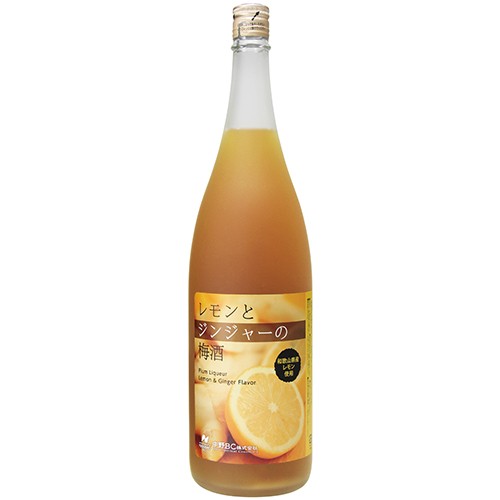 中野BC レモンとジンジャーの梅酒 1.8L瓶 1800ml×6本 和歌山産 南高梅 u-yu