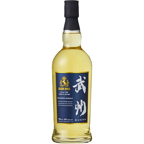 東亜酒造 ゴールデンホース 武州 700ml×6本 ブレンデッドウイスキー u-yu