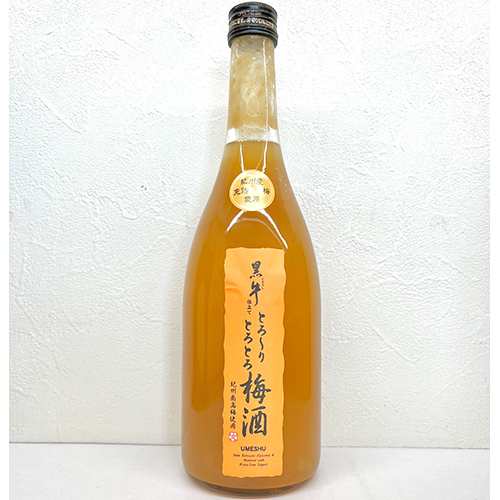 名手酒造 黒牛仕立てとろーりとろとろ梅酒 720ml×6本 和歌山 u-yu