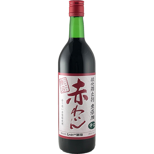 シャトー勝沼 無添加赤わいん 中口 720ml×12本 u-yuの通販は