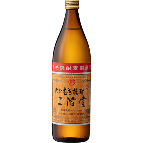 二階堂酒造 麦焼酎 二階堂 25度 900ml×12本 1ケース 大分 u-yu