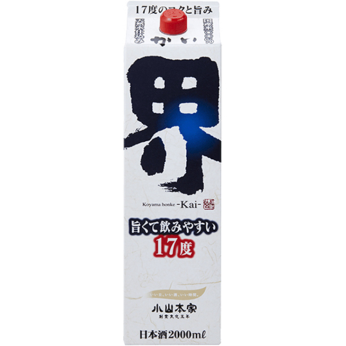 小山本家酒造 小山本家 界 2Lパック 2000ml×6本 1ケース u-yu 4,459円
