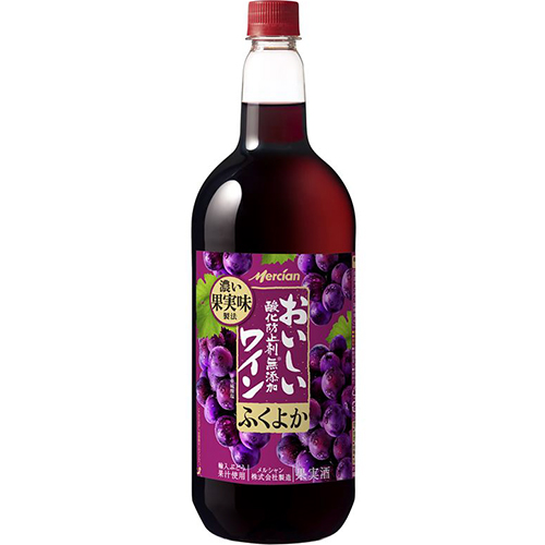 メルシャン おいしい酸化防止剤無添加赤ワイン ふくよか赤 1.5Lペットボトル 1500ml×6本 1ケース u-saの通販は 5,998円