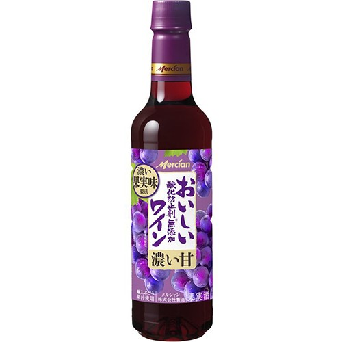 メルシャン おいしい酸化防止剤無添加赤ワイン ジューシー赤 ペットボトル 720ml×12本 1ケース u-sa