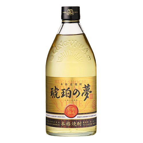 薩摩酒造 麦焼酎 琥珀の夢 25度 720ml×6本 u-yu