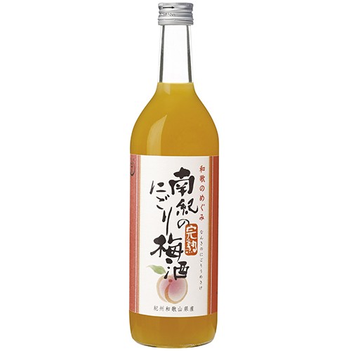 世界一統 和歌のめぐみ 南紀の完熟にごり梅酒 720ml×6本 和歌山 u-yu