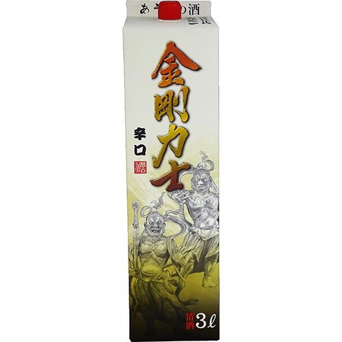北関酒造 金剛力士 3L パック 3000ml×4本 1ケース 栃木 日本酒 清酒 u-yu