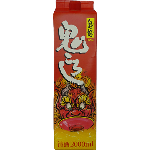 北関酒造 鬼怒 鬼ころし 2Lパック 2000ml×6本 u-yu