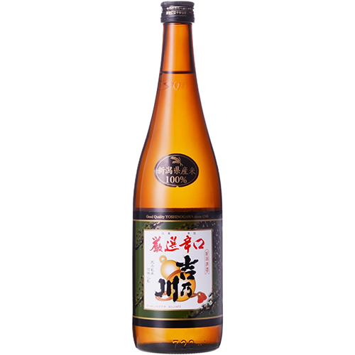吉乃川 厳選辛口 720ml×6本 新潟 u-yu