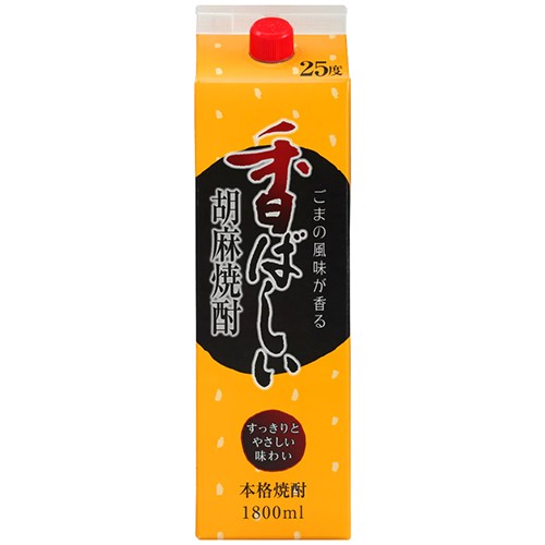 紅乙女酒造 ごま焼酎 紅乙女 香ばしい胡麻焼酎 1.8Lパック 1800ml×6本 福岡 u-yu