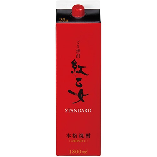 紅乙女酒造 ごま焼酎 紅乙女 STANDARD 1.8Lパック 1800ml×6本 福岡 u-yu