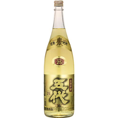 山元酒造 麦焼酎 五代 麦 長期貯蔵 25度 1.8L瓶 1800ml×6本 1ケース u-yu
