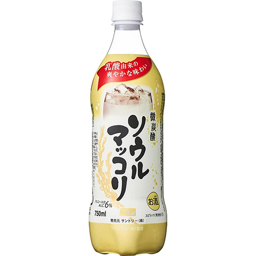 サントリー ソウルマッコリ 750ml×15本 1ケース ペットボトル u-yuの通販は 5,793円