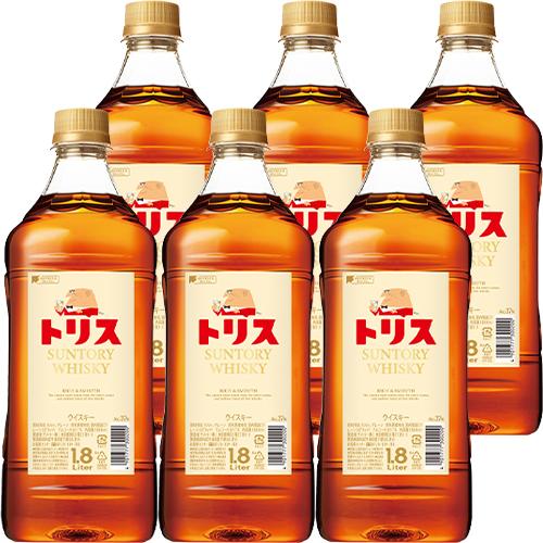 サントリー トリスウイスキー 1.8Lペットボトル 1800ml×6本 u-yu 9,642円