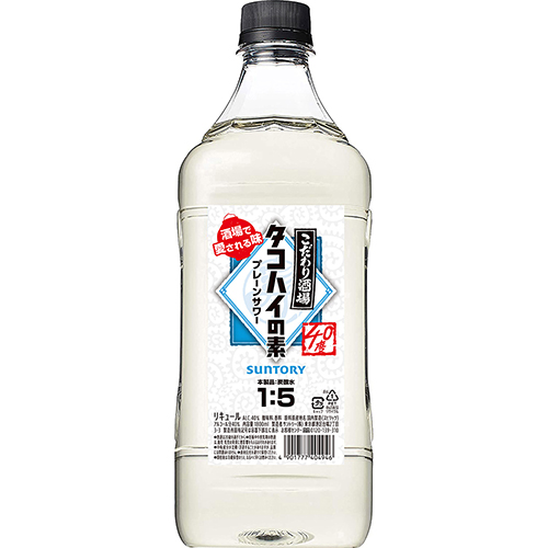 サントリー こだわり酒場のタコハイの素 コンク 1.8L ペットボトル 1800ml×6本 1ケース u-yu