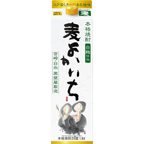 ハブ酒 1.8L 宝酒造 麦焼酎 よかいち麦 1.8Lパック 1800ml×6本 1ケース
