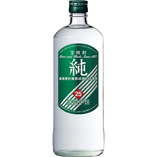 宝酒造 宝焼酎 純 25度 720ml×12本 甲類焼酎 u-yu