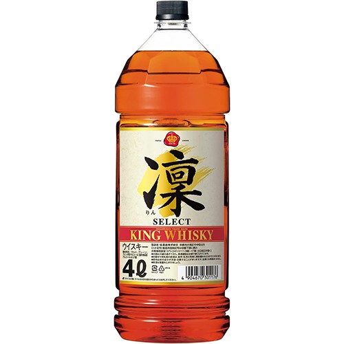 宝酒造 キングウイスキー凛セレクト 4Lペットボトル 4000ml×4本 1ケース u-yuの通販は