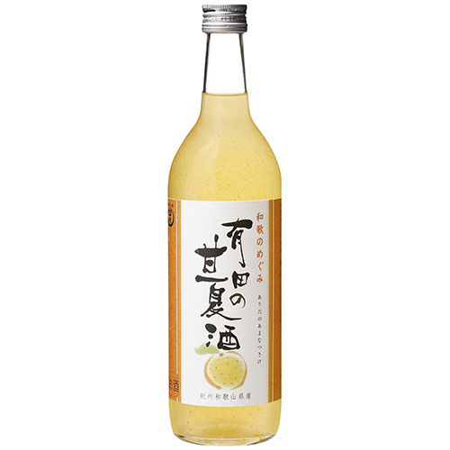 世界一統 和歌のめぐみ 有田の甘夏酒 720ml×6本 和歌山 u-yu