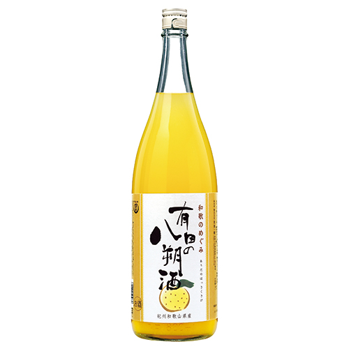 世界一統 和歌のめぐみ 有田の八朔酒 1.8Ｌ瓶 1800ml×6本 和歌山 u-yu