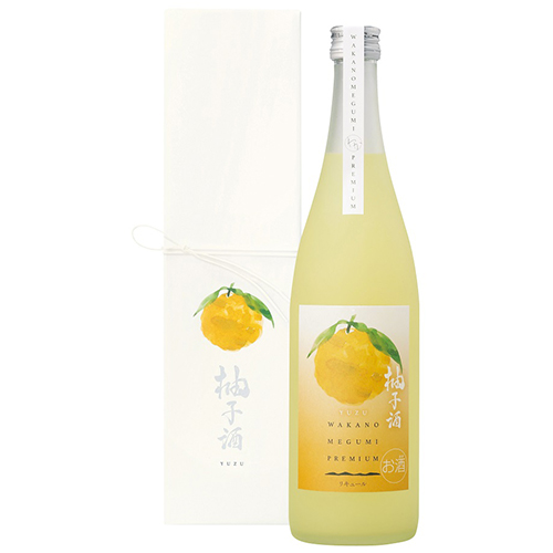 世界一統 和歌のめぐみ プレミアム 柚子酒 720ml×6本 箱入 和歌山 u-yu