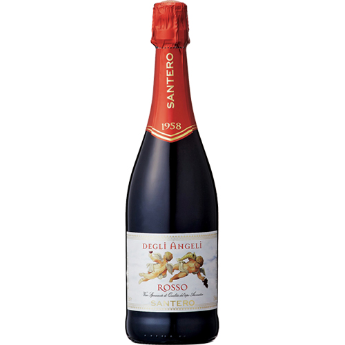 天使のロッソ 750ml×12本 イタリア スパークリング 赤 u-yu