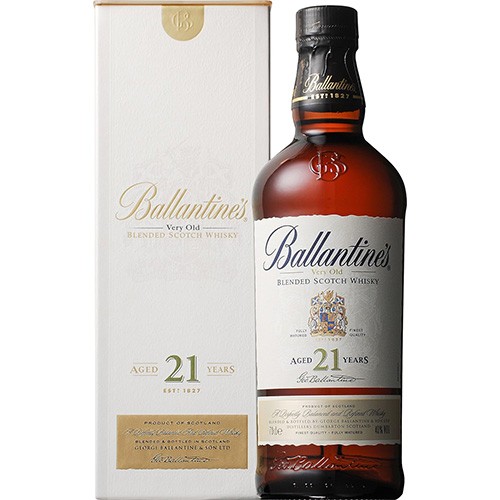 バランタイン21年 700ml 並行輸入 箱入 ブレンデッドウイスキー スコットランド u-yuの通販は